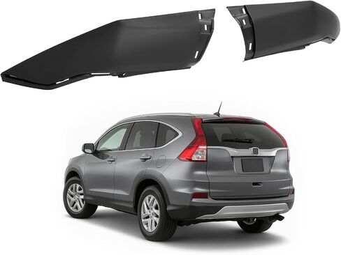 KUAFU Rear Bumper End Cap Compatible with 2015 2016 Honda CR-V Replace for 71507T1WA00 04718-T1W-A91 71502T1WA00 04717-T1W-A91 HO1116102 HO1117102 Bumper End Cover Plastic Textured Black Left + Right in Saudi Arabia