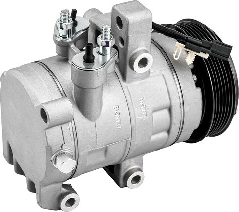 Torchbeam 168664 Automotive Air Conditioning AC Compressor Fit for Mustang 2011-2017 5.0L, Mustang 2016-2022 5.2L, Replace EL3Z19703C, EL3Z19703D, 140591NC, CO29122C, A77065, 277065, T168664, 645021 in Saudi Arabia