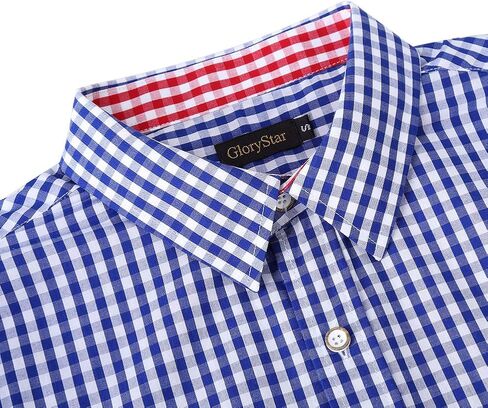 Glororystar Men's Button Down Dress Dress Tirts Slim Fit Plaid Shirt لمرض أكتوبر البافاريان الألماني و Lederhosen in Kuwait