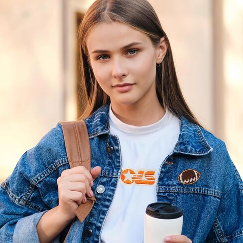 9PCS Wisconsin Iron on Patches, Football Patches for Jeans, T-Shirts, Backpacks, Hats and More in Kuwait