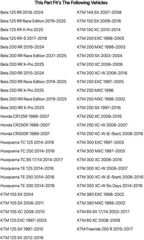 أنبوب خنق الألمنيوم Tusk لـ Honda CR250R 1989-2007 in Saudi Arabia
