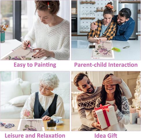 HEIBAGO Scenery Diamond Art Kits for Adults, 5D Full Drill Round Fantasy Lightning Painting Gems with Colourful Diamond Painting, Diamond Dots Perfect for Home Wall Decor 12x16inch in Saudi Arabia