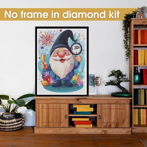 Bimkole 5D Diamond Arts Painting Kits Cute Snowman, Full Drill DIY Rhinestone Embroidery Set Paint with Diamonds Art Winter by Number Kits Cross Stitch Home Wall Craft Decoration (12x16Inch) in Saudi Arabia