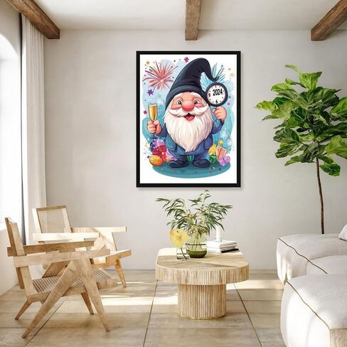 Bimkole 5D Diamond Arts Painting Kits Cute Snowman, Full Drill DIY Rhinestone Embroidery Set Paint with Diamonds Art Winter by Number Kits Cross Stitch Home Wall Craft Decoration (12x16Inch) in Saudi Arabia
