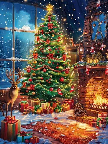 Bimkole 5D Diamond Arts Painting Kits Cute Snowman, Full Drill DIY Rhinestone Embroidery Set Paint with Diamonds Art Winter by Number Kits Cross Stitch Home Wall Craft Decoration (12x16Inch) in Saudi Arabia