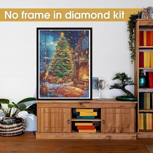 Bimkole 5D Diamond Arts Painting Kits Cute Snowman, Full Drill DIY Rhinestone Embroidery Set Paint with Diamonds Art Winter by Number Kits Cross Stitch Home Wall Craft Decoration (12x16Inch) in Saudi Arabia