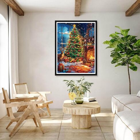 Bimkole 5D Diamond Arts Painting Kits Cute Snowman, Full Drill DIY Rhinestone Embroidery Set Paint with Diamonds Art Winter by Number Kits Cross Stitch Home Wall Craft Decoration (12x16Inch) in Saudi Arabia