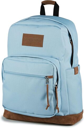 JanSport Right Pack Premium Backpack - Durable Daypack with Padded 15" Laptop Sleeve, Spacious Main Compartment & Integrated Water Bottle Pocket, Oyster Mushroom in Kuwait