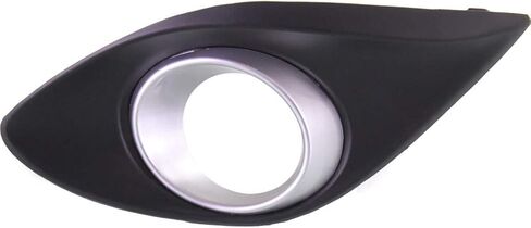 لـ Mazda 2 Fog Light Cover 2011 12 13 2014 Driver and Passenger Side Paul/Set | رسمت الفضة | DOT/SAE الامتثال | MA1038109 + MA1039109 | DR6150C20A + DR6150C10A in Saudi Arabia