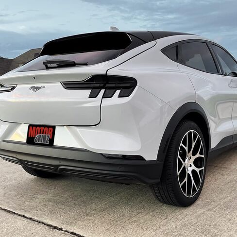 SlickMod PreCut Vinyl Smoke Tint for 2021-2022 Ford Mustang Mach-E Tail Light (1. Tail Lights, 20% Dark Smoke) in Saudi Arabia