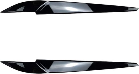 حاجب غطاء العين الأمامي Gzyf ، غطاء محضرات الغلاف الحاجب ، ملصق تزيين الحواجب لسيارة BMW X5 F15 X6 F16 2014 2015 2017 2017 ، Black Glossy in Kuwait