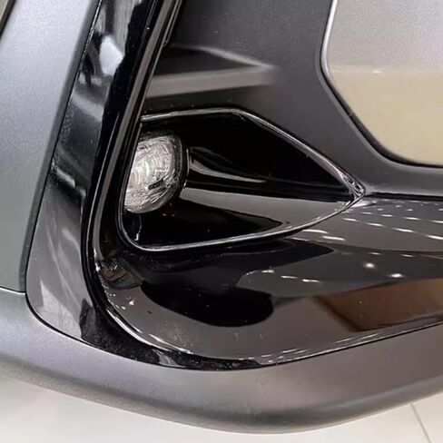 إكسسوارات إرييدانوس التلقائية تناسب لكزس NX 250 350H 450H+ 2022 2023 2024FRONT غطاء مصباح مصباح الضباب (Chrome Silver) ABS 2PCS in Saudi Arabia