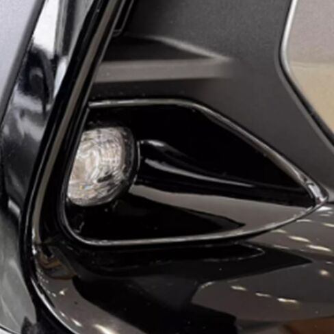 إكسسوارات إرييدانوس التلقائية تناسب لكزس NX 250 350H 450H+ 2022 2023 2024FRONT غطاء مصباح مصباح الضباب (Chrome Silver) ABS 2PCS in Saudi Arabia