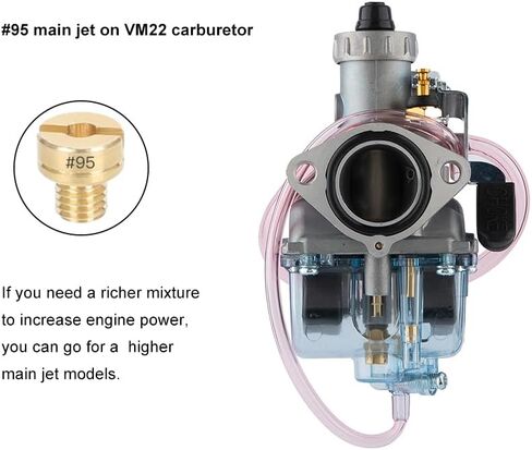 VM22 Carburetor 26mm Carb لـ 110cc 125cc 140cc محرك دراجة الأوساخ ، 212 المكربن لـ Predator 212cc 196cc Coleman Ct200u Bt200x Mini Bike in Saudi Arabia