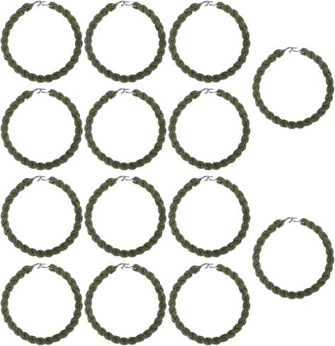 14 Pcs Military Elastic Boot Straps Shoelace Leg Straps Blousing Garters with Metal Hooks Elastic Blousing Bands for Army Navy Marines Air Force Military Grade Pant Leg Straps Keep Pants Tight in Saudi Arabia