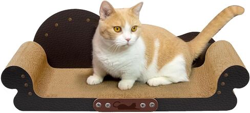 Asou Cat Scratcher Couch Cat Scratching Bed Large Cat Scratcher Bed Cat Lounge Bed Scratching Pad for Indoor Cats in Saudi Arabia