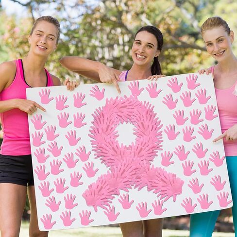 1000 Pcs World Down Syndrome Day Bulletin Board Decorations Bulk Yellow Blue Hand Shaped Sticky Notes Notepads Down Syndrome Awareness Items for Student Classroom School Decor Publicity Event in Kuwait