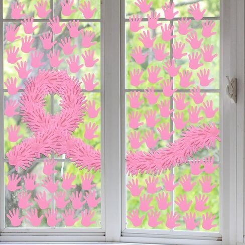 1000 Pcs World Down Syndrome Day Bulletin Board Decorations Bulk Yellow Blue Hand Shaped Sticky Notes Notepads Down Syndrome Awareness Items for Student Classroom School Decor Publicity Event in Kuwait