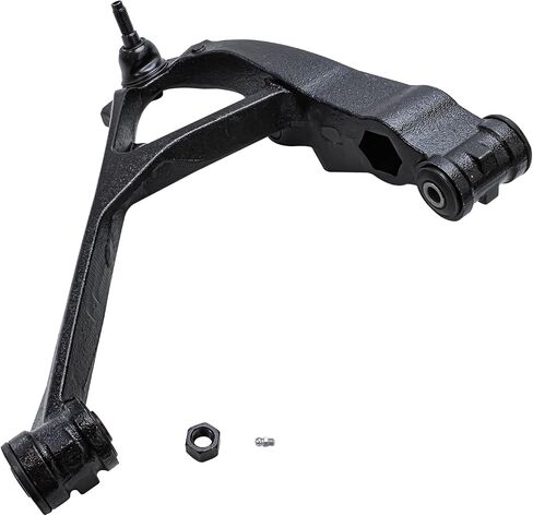 Detroit Axle - AWD الأمامي اليسرى ذراع التحكم السفلى ل Silverado Sierra Suburban Avalanche Yukon XL 1500 Tahoe Express Savana 2500 Escalade ESV Ext ، ذراع التحكم السفلي الأيسر ث/استبدال مفصل الكرة in Kuwait