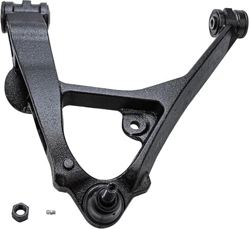 Detroit Axle - AWD الأمامي اليسرى ذراع التحكم السفلى ل Silverado Sierra Suburban Avalanche Yukon XL 1500 Tahoe Express Savana 2500 Escalade ESV Ext ، ذراع التحكم السفلي الأيسر ث/استبدال مفصل الكرة in Kuwait