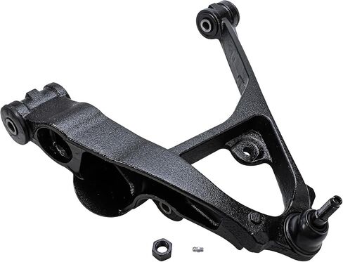 Detroit Axle - AWD الأمامي اليسرى ذراع التحكم السفلى ل Silverado Sierra Suburban Avalanche Yukon XL 1500 Tahoe Express Savana 2500 Escalade ESV Ext ، ذراع التحكم السفلي الأيسر ث/استبدال مفصل الكرة in Kuwait