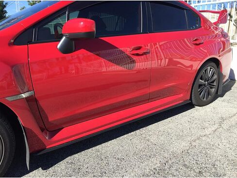 Ikon Motorsports ، تمديد التنانير الجانبية متوافقة مع 2015-2021 Subaru WRX & WRX STI ، CDC polyurethane urethane pu لوحة الروك الأسود غير المصقول in Saudi Arabia
