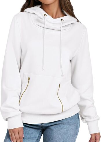 Womens Oversized Comfort Hoodie Soft Cotton Lounge Hoodies Sweatshirts Pullover Sweaters Casual Comfy Tops Trendy in Saudi Arabia