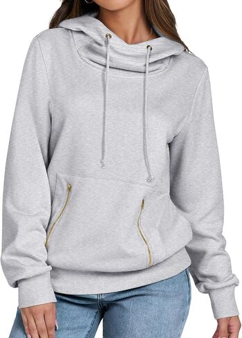 Womens Oversized Comfort Hoodie Soft Cotton Lounge Hoodies Sweatshirts Pullover Sweaters Casual Comfy Tops Trendy in Saudi Arabia