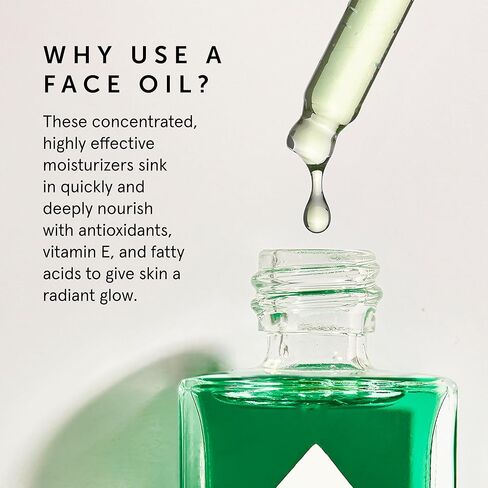 Herbivore Emerald Deep Moisture Oil للوجه-ترطيب زيت الوجه ، التهدئة والترطيب ، القائمة على النبات ، نباتي ، خالي من القسوة ، 30 مل / 1 أوقية in Kuwait