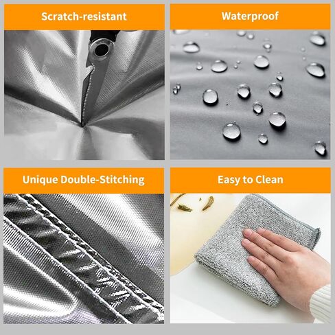 Car Cover for Mercedes 300TD 1978-1986 Waterproof Half Car Cover for Outdoor Sun Rain Dust UV Protector for Windshield in Saudi Arabia