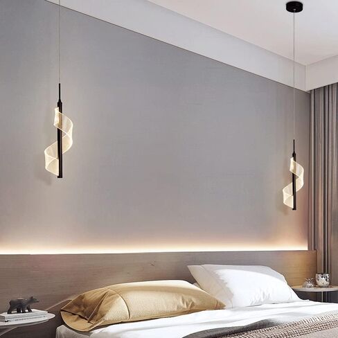 Bedroom Living Room Study Bedside Small Chandelier Minimalist Modern Light Luxury Living Room Bar Counter Dining Room Background Wall Single Head Chandelier,Crystal Chandelier for Living Room (Oneco in Saudi Arabia