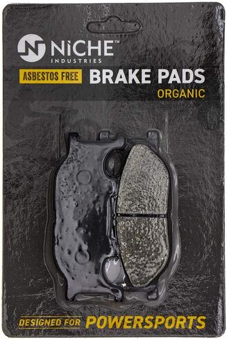 NICHE Brake Pad Set for Yamaha V Star 1300 5VU-25805-00-00 3D8-25806-00-00 Front Rear Semi-Metallic in Saudi Arabia