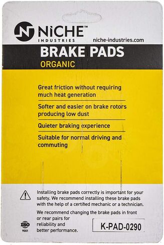 NICHE Brake Pad Set for Yamaha V Star 1300 5VU-25805-00-00 3D8-25806-00-00 Front Rear Semi-Metallic in Saudi Arabia