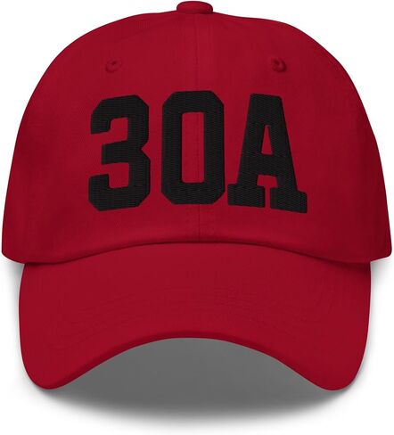30A Rosemary Beach Florida Embroidered Dad Hat College Varsity Letter in Saudi Arabia