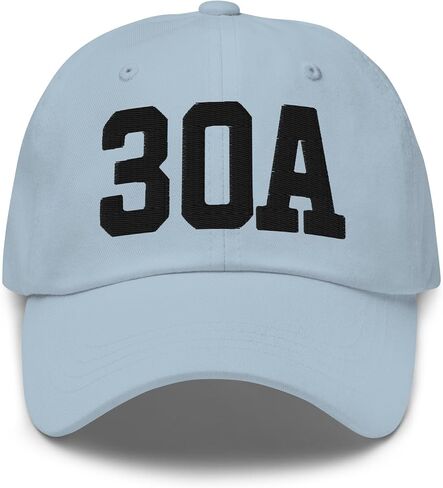 30A Rosemary Beach Florida Embroidered Dad Hat College Varsity Letter in Saudi Arabia