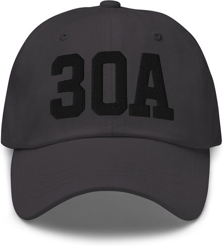 30A Rosemary Beach Florida Embroidered Dad Hat College Varsity Letter in Saudi Arabia