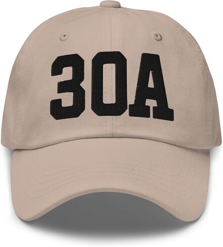 30A Rosemary Beach Florida Embroidered Dad Hat College Varsity Letter in Saudi Arabia