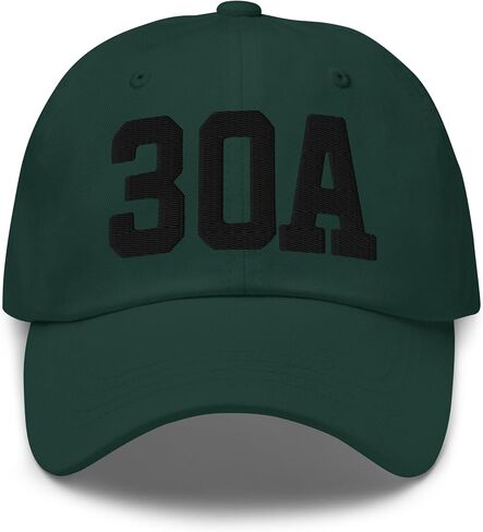 30A Rosemary Beach Florida Embroidered Dad Hat College Varsity Letter in Saudi Arabia