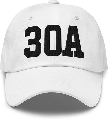 30A Rosemary Beach Florida Embroidered Dad Hat College Varsity Letter in Saudi Arabia