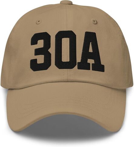30A Rosemary Beach Florida Embroidered Dad Hat College Varsity Letter in Saudi Arabia