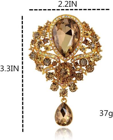 كريستال راينستون بروش دبوس دبابيس السلامة الزخرفية للملابس in Kuwait