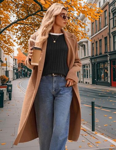 Kate Kasin Long Sleeve Shirts for Women Casual Tunic Tops Loose Fit Dressy Crew Neck Pullover Basic Fall Sweaters 2025 in Saudi Arabia