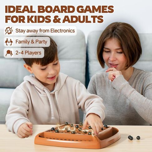 لعبة الشطرنج المغناطيسية ، لعبة المغناطيس ، لعبة Magnet Board مع سلسلة للأطفال والكبار ، لعبة Magnet Chess مع 20 حجرًا ، ألعاب استراتيجية Magnet Chess للأطفال والبالغين in Saudi Arabia