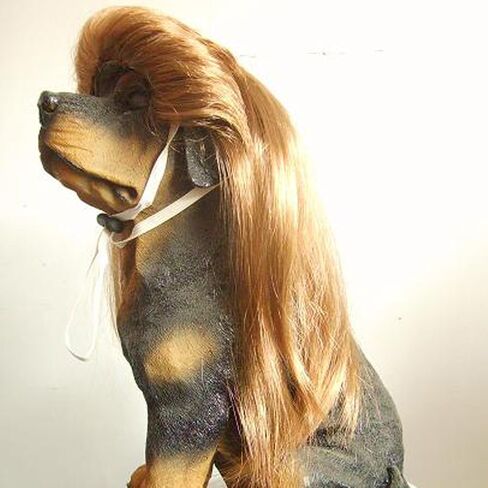 Tangpan Dog Wig Pet High Temperture Wire Wig Color Blue Short in Saudi Arabia