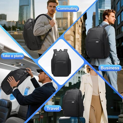 Travel Laptop Backpack, Business Anti Theft Slim Sturdy Laptops Backpack，Water Resistant College School Computer Bag Gift for Men & Women Fits 15.6 Inch Notebook 18L(Green) in Saudi Arabia