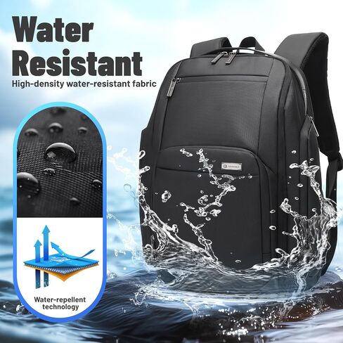 Travel Laptop Backpack, Business Anti Theft Slim Sturdy Laptops Backpack，Water Resistant College School Computer Bag Gift for Men & Women Fits 15.6 Inch Notebook 18L(Green) in Saudi Arabia