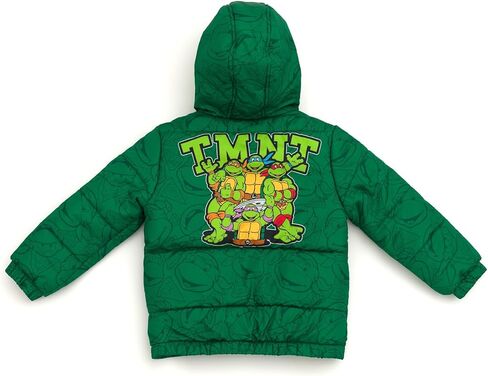 Teenage Mutant Ninja Turtles zip Up Puffer Jacket Studler لأحجام الأطفال الكبيرة (3T - 10-12) in Saudi Arabia