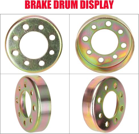 GREHUA Go Kart Sprocket Brake Hub 3/4" Bore 3/16" Keyway مع مجموعة أدوات متوافقة مع Go Cart Drift Trike Mini Bike Dune Buggy Quad ATVs المحور الخلفي قضيب الفرامل طبل التركيب الصلب شديد التحمل in Saudi Arabia