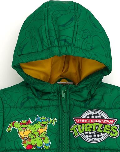 Teenage Mutant Ninja Turtles zip Up Puffer Jacket Studler لأحجام الأطفال الكبيرة (3T - 10-12) in Saudi Arabia