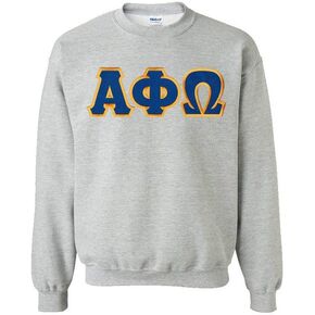 Alpha Phi Omega Lettered Crewneck in Saudi Arabia
